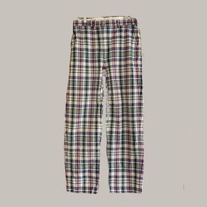 Vintage Polo Ralph Lauren Steam Capitol Plaid Golf Slacks Size 30 Navy Pink Y2K